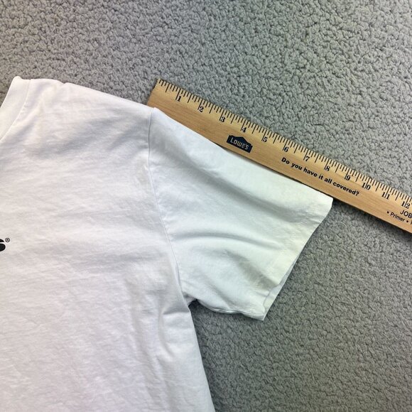 Levis Short Sleeve Pull Over T Shirt Mens White Green Logo‎ Size Large - Picture 4 of 11